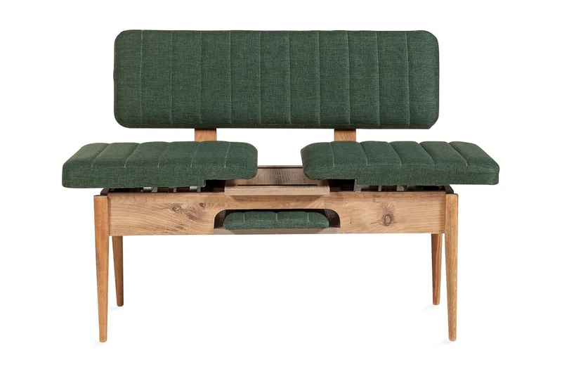 Corralez benk 85 cm - Tre / Natur / Grønn - Møbler - Stoler & lenestoler - Benk