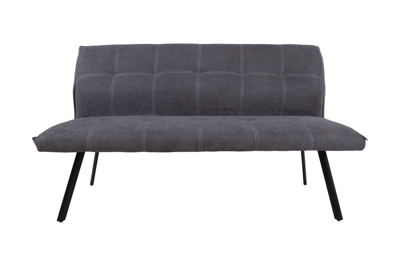 Eddy Sofa 160 cm Grå - Benk - Benk med ryggstøtte