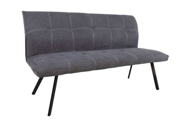 Eddy Sofa 160 cm Grå - Benk - Benk med ryggstøtte