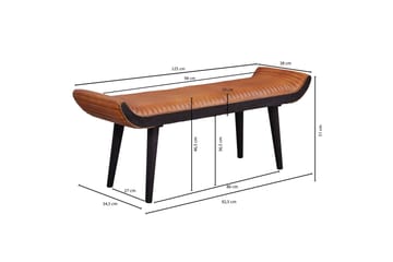 Eikleberry Sittebenk - Brun - Møbler - Stoler & lenestoler - Benk - Entrebenk