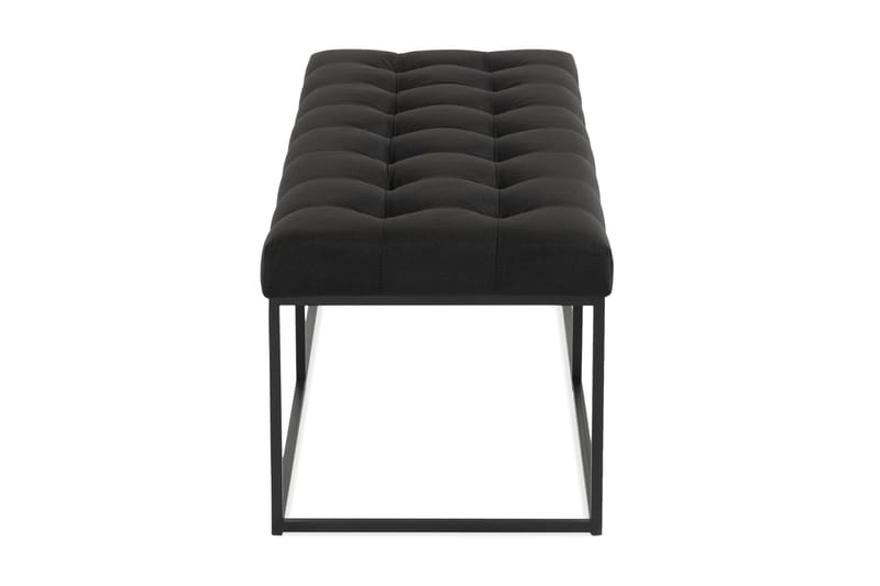 Ella Benk 120cm Rutete - Svart - Møbler - Stoler & lenestoler - Benk - Entrebenk