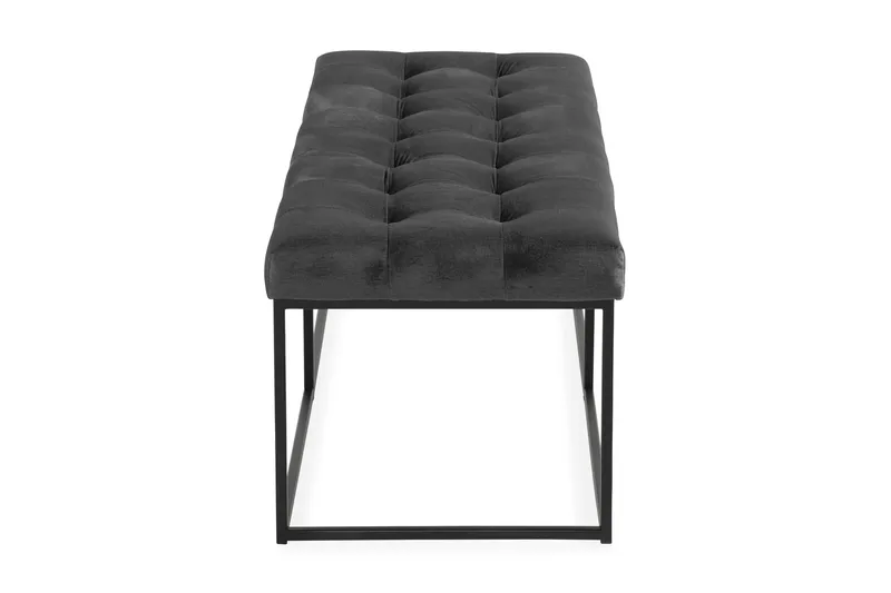 Ella Sittebenk 120 cm Rutete - Mørkegrå - Møbler - Stoler & lenestoler - Benk - Entrebenk