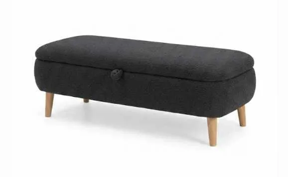 Benk Atelier Del Sofa Rena (90 x 45 x 30 cm) Antrasitt, Antrasitt