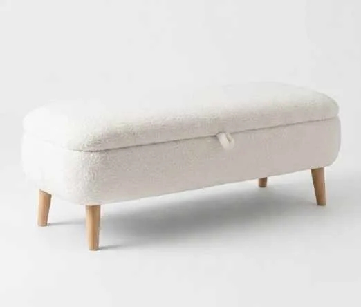 Benk Atelier Del Sofa Rena (90 x 45 x 30 cm) Hvit, Hvit