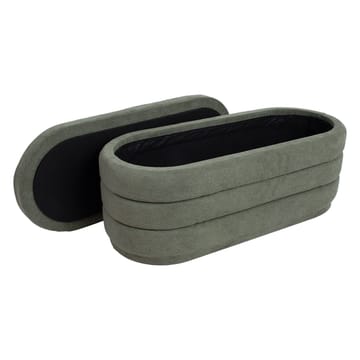 Benk HOME4YOU Hiro 104x44xh44 cm med oppbevaring Grønn - grønn - Møbler - Stoler & lenestoler - Benk - Entrebenk - Entrebenk med oppbevaring