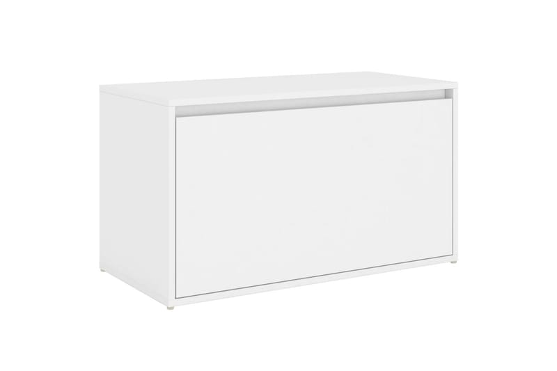 Gangbenk 80x40x45 cm hvit sponplate - Hvit - Møbler - Stoler & lenestoler - Benk - Entrebenk - Entrebenk med oppbevaring