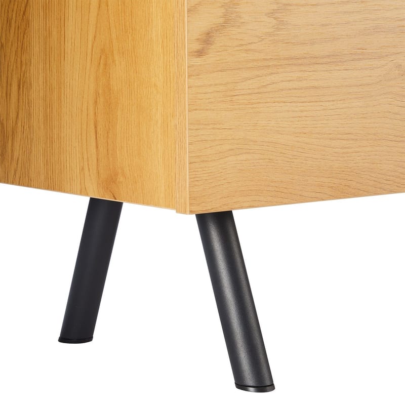 Gangbenk HOME4YOU Aalborg 90x32x46 cm eik - eik - Møbler - Stoler & lenestoler - Benk - Entrebenk - Entrebenk med oppbevaring