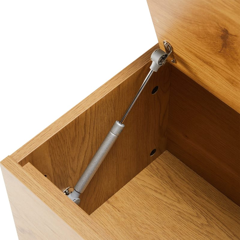 Gangbenk HOME4YOU Aalborg 90x32x46 cm eik - eik - Møbler - Stoler & lenestoler - Benk - Entrebenk - Entrebenk med oppbevaring