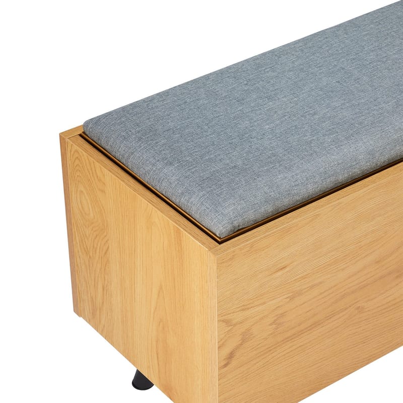 Gangbenk HOME4YOU Aalborg 90x32x46 cm eik - eik - Møbler - Stoler & lenestoler - Benk - Entrebenk - Entrebenk med oppbevaring