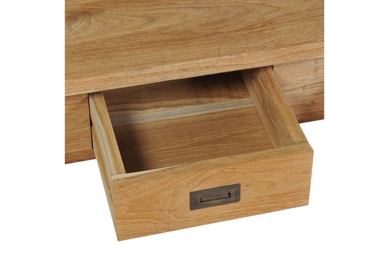 Hallbenk massiv teak 90x30x40 cm - Teak - Møbler - Stoler & lenestoler - Benk - Entrebenk - Entrebenk med oppbevaring