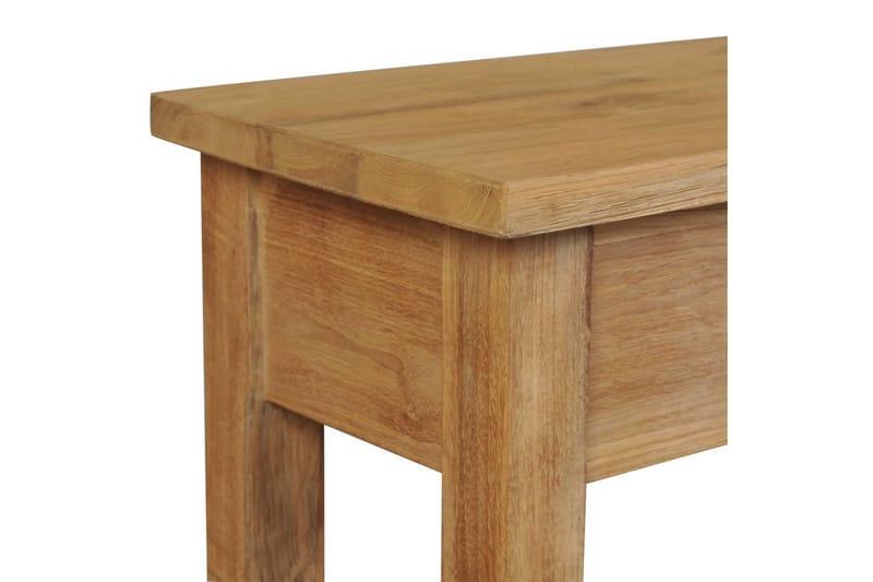 Hallbenk massiv teak 90x30x40 cm - Teak - Møbler - Stoler & lenestoler - Benk - Entrebenk - Entrebenk med oppbevaring