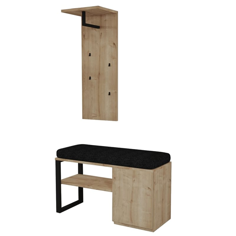 Uniqo Hallstativsett 35x90x35 cm, Sapphire Oak
