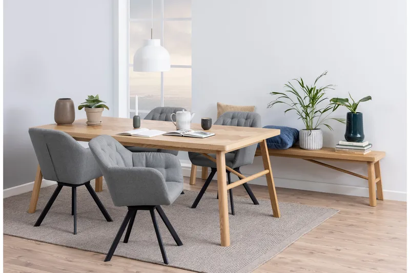 Galwa Sittebenk - Svart/Matt Ek - Møbler - Stoler & lenestoler - Benk - Entrebenk