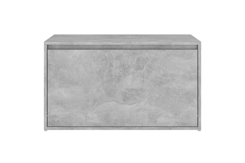 Gangbenk 80x40x45 cm betonggrå sponplate - Grå - Møbler - Stoler & lenestoler - Benk - Entrebenk - Entrebenk med oppbevaring