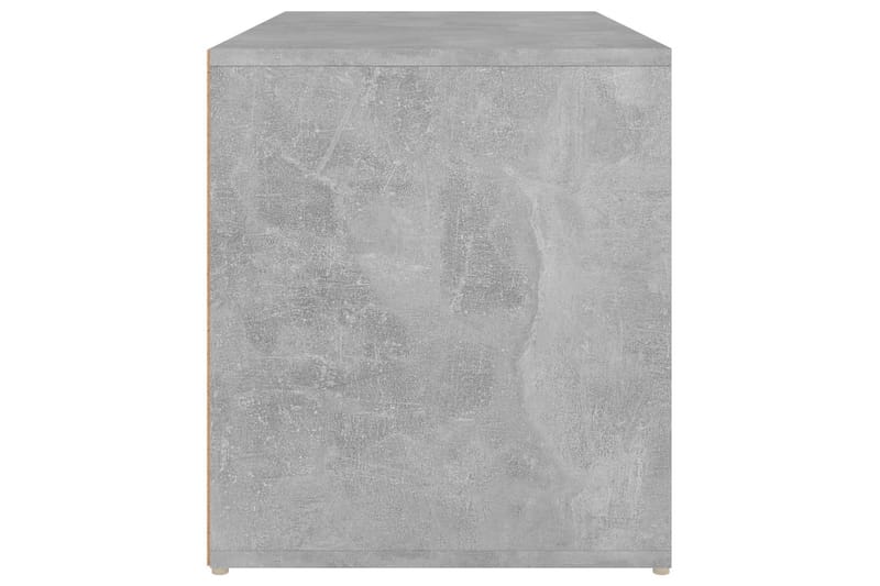Gangbenk 80x40x45 cm betonggrå sponplate - Grå - Møbler - Stoler & lenestoler - Benk - Entrebenk - Entrebenk med oppbevaring