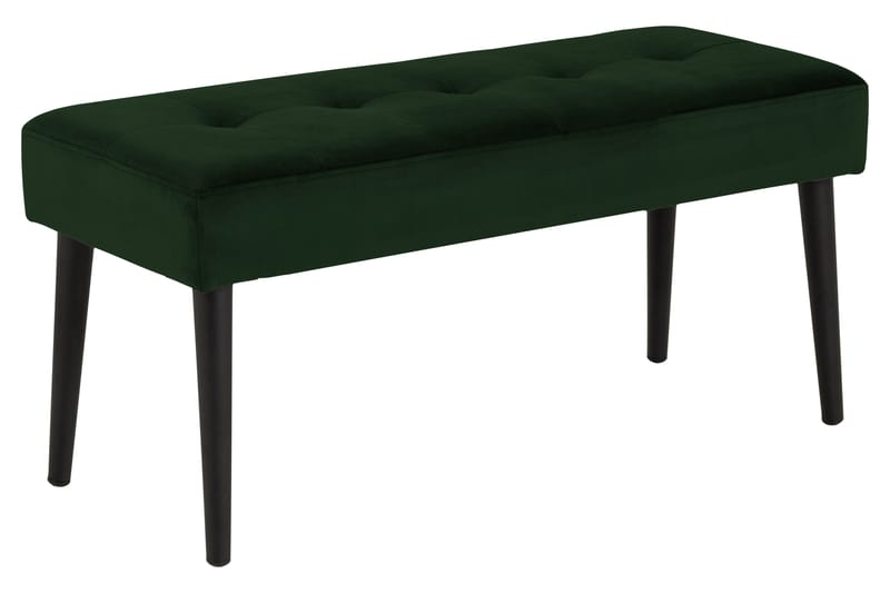 Goldbro sofa VIC-stoff - Grønn/Matt Svart - Entrebenk - Benk