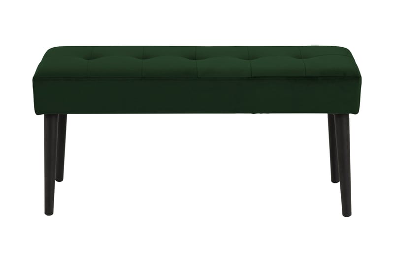 Goldbro sofa VIC-stoff - Grønn/Matt Svart - Entrebenk - Benk