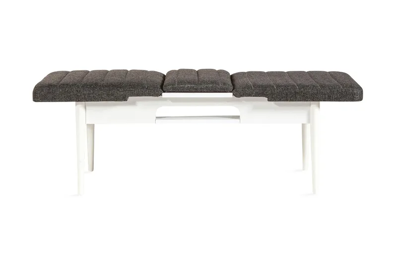 Idehult Benk 51 cm, Hvit / Antrasitt