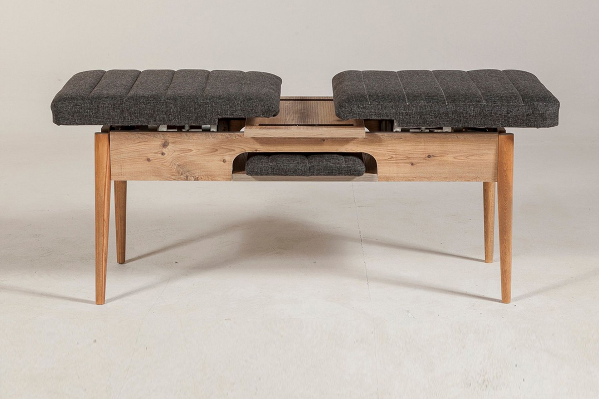 Idehult Benk 51 cm - Tre / Natur / Antrasitt - Møbler - Stoler & lenestoler - Benk
