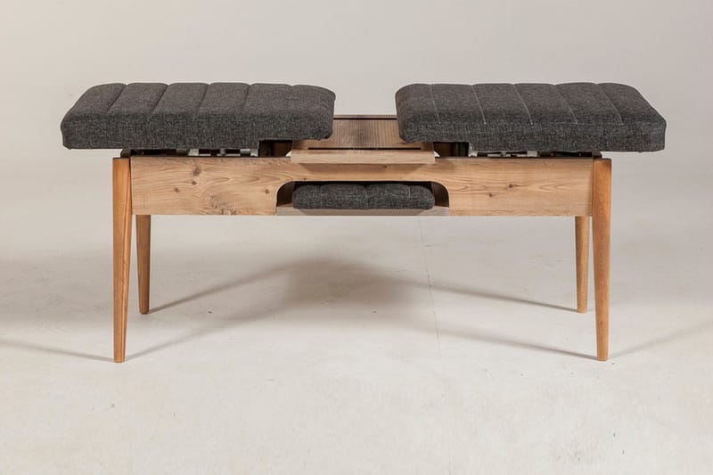 Idehult Benk 51 cm - Tre / Natur / Antrasitt - Møbler - Stoler & lenestoler - Benk - Entrebenk