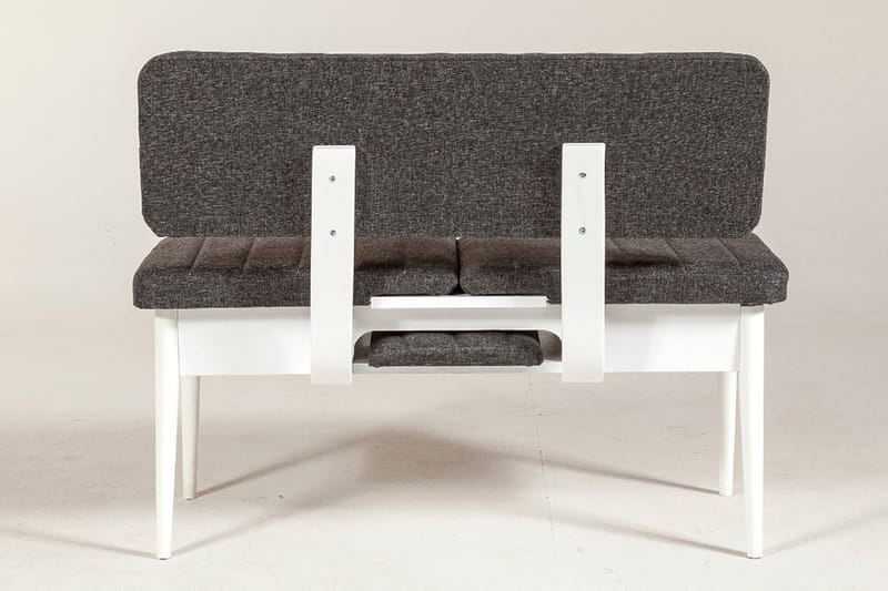Idehult Benk 85 cm - Hvit / Antrasitt - Møbler - Stoler & lenestoler - Benk