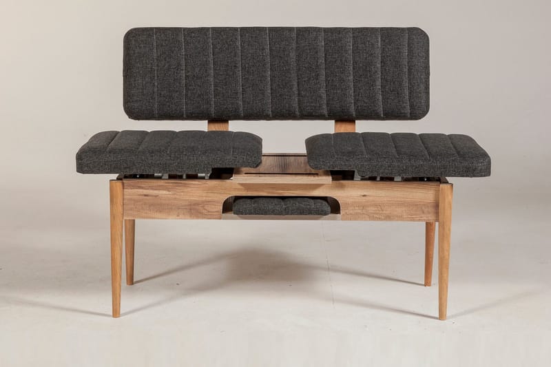 Idehult Benk 85 cm - Tre / Natur / Antrasitt - Møbler - Stoler & lenestoler - Benk - Entrebenk