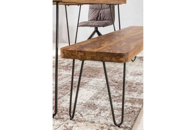 Jaelah Sittebenk - Brun - Møbler - Stoler & lenestoler - Benk - Entrebenk