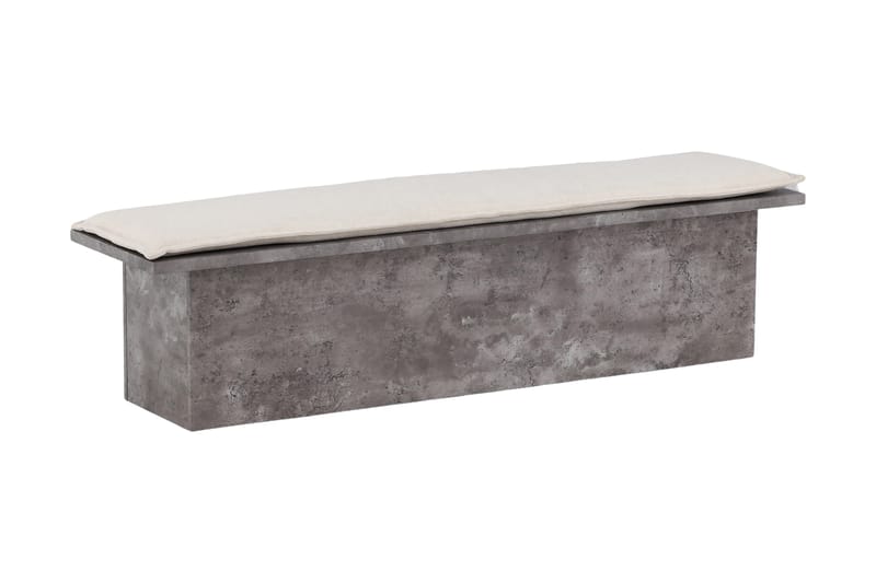 Kellogg Sittbenk 160 cm, Grå