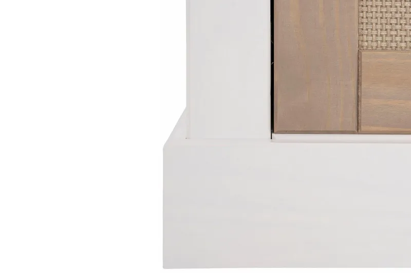 Lanseria TV-benk 95 cm - Hvit / Grå - Møbler - Mediamøbel & tv møbel - TV-benk & mediabenk