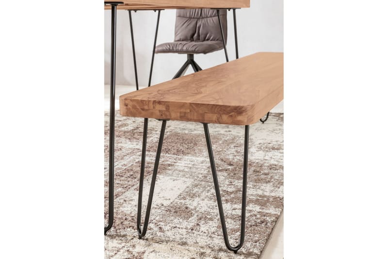 Meleana Sittebenk - Brun - Møbler - Stoler & lenestoler - Benk - Entrebenk