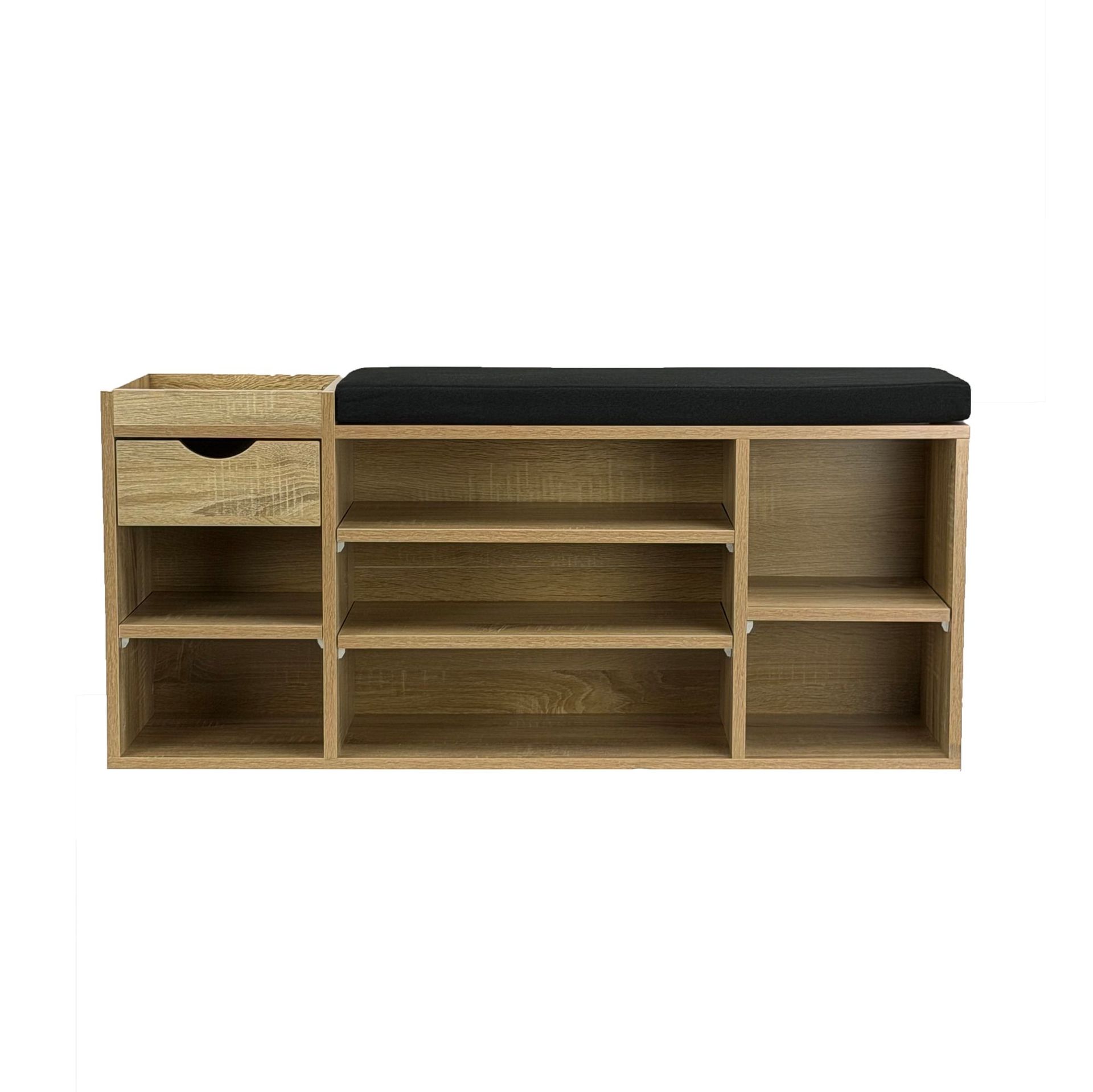 Morira skobenk 100 cm - natureik/svart
