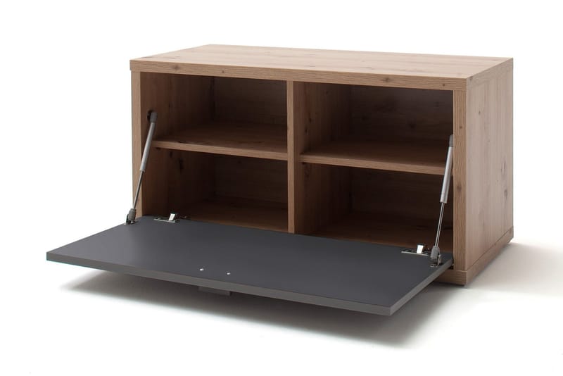 Nacimento Sittebenk 86 cm - Grå/Natur - Møbler - Stoler & lenestoler - Benk - Entrebenk - Entrebenk med oppbevaring