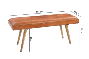 Peotter Sittebenk - Brun - Møbler - Stoler & lenestoler - Benk - Entrebenk