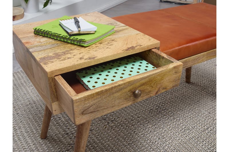 Peotter Sittebenk - Brun - Møbler - Stoler & lenestoler - Benk - Entrebenk - Entrebenk med oppbevaring