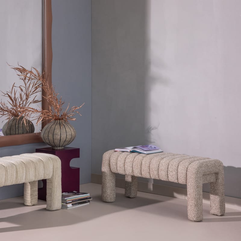 Polstret benk Frex 110 cm - Brun - Møbler - Stoler & lenestoler - Benk - Entrebenk