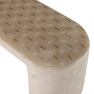 Polstret benk Jacob 130 cm - Natur - Møbler - Stoler & lenestoler - Benk - Entrebenk