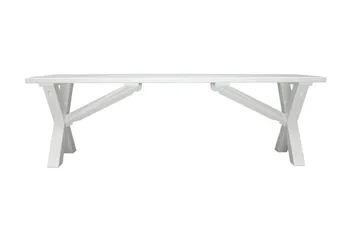 Scottsdale Sittebenk 140 cm Hvit - KWA - Møbler - Stoler & lenestoler - Benk - Entrebenk