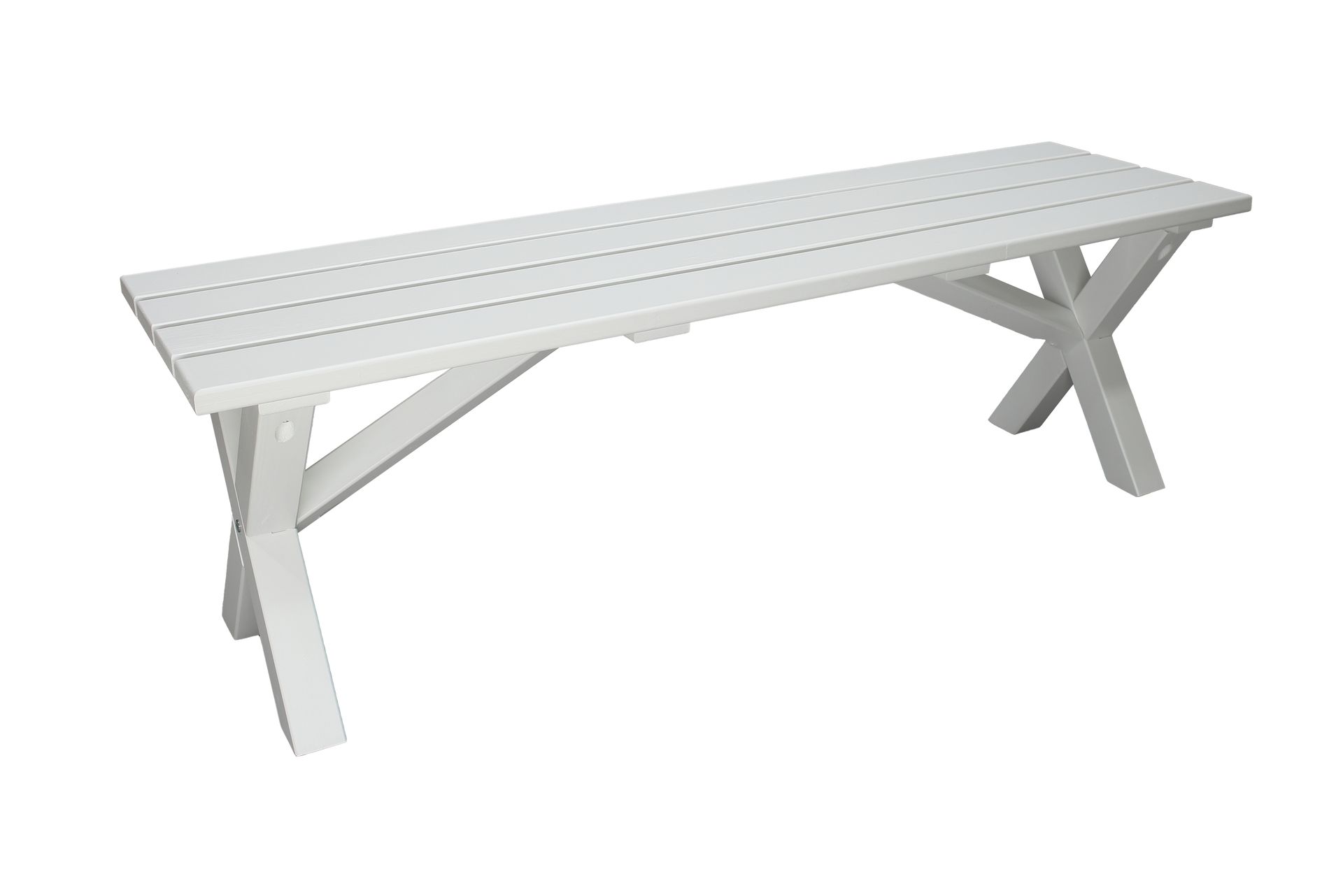 Scottsdale Sittebenk 140 cm Hvit - KWA - Møbler - Stoler & lenestoler - Benk - Entrebenk