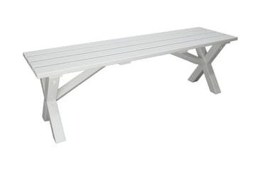 Scottsdale Sittebenk 140 cm Hvit - KWA - Møbler - Stoler & lenestoler - Benk - Entrebenk