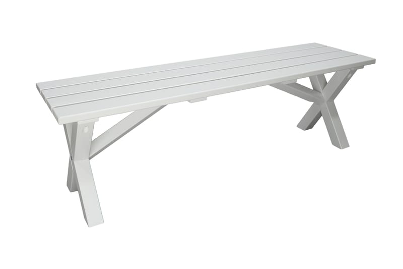 Scottsdale Sittebenk 140 cm Hvit - KWA - Møbler - Stoler & lenestoler - Benk - Entrebenk