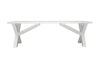 Scottsdale Sittebenk 140 cm Hvit - KWA - Møbler - Stoler & lenestoler - Benk - Entrebenk
