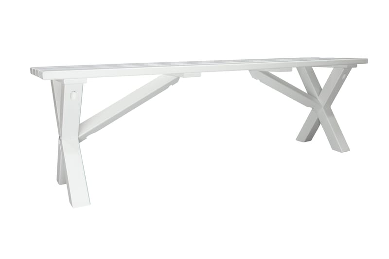 Scottsdale Sittebenk 140 cm Hvit - KWA - Møbler - Stoler & lenestoler - Benk - Entrebenk