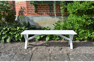 Scottsdale Sittebenk 140 cm Hvit - KWA - Møbler - Stoler & lenestoler - Benk - Entrebenk