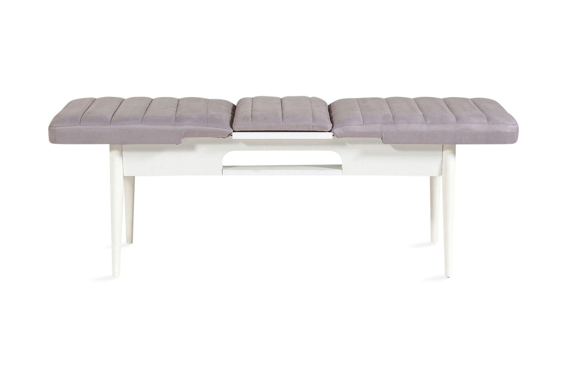 Shundrea Benk 51 cm - Hvit - Møbler - Stoler & lenestoler - Benk - Entrebenk