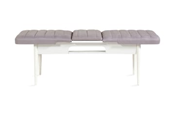 Shundrea Benk 51 cm - Hvit - Møbler - Stoler & lenestoler - Benk - Entrebenk