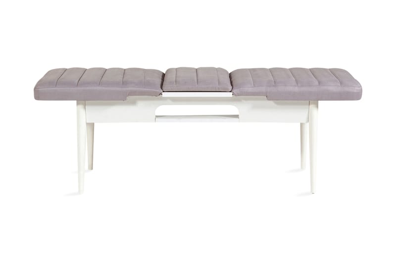 Shundrea Benk 51 cm - Hvit - Møbler - Stoler & lenestoler - Benk - Entrebenk