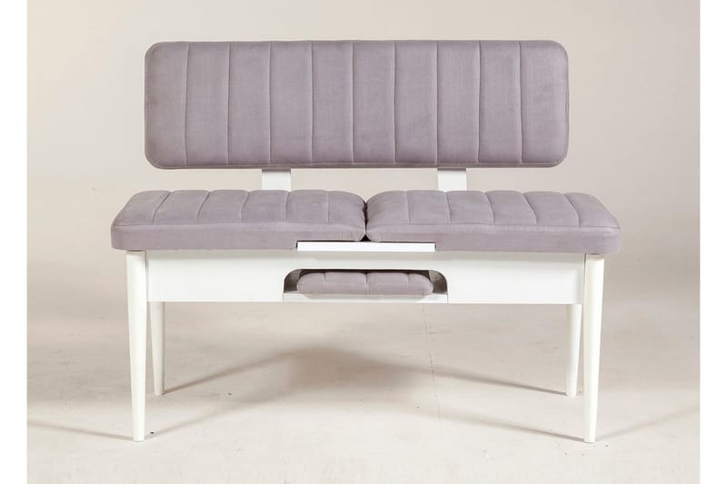 Shundrea Benk 85 cm - Hvit - Møbler - Stoler & lenestoler - Benk