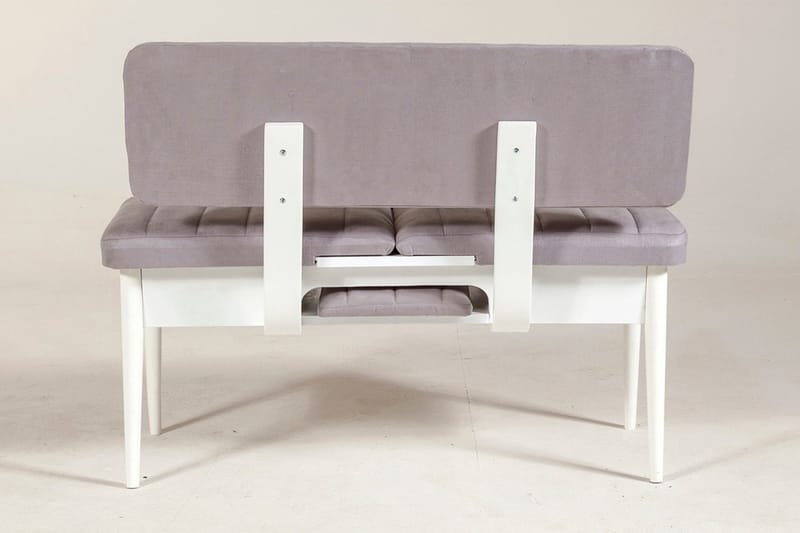 Shundrea Benk 85 cm - Hvit - Møbler - Stoler & lenestoler - Benk