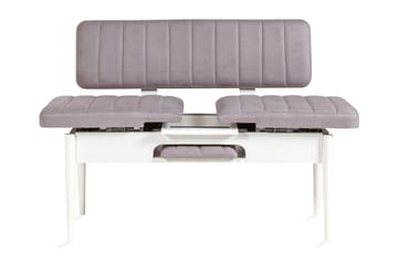 Shundrea Benk 85 cm - Hvit - Møbler - Stoler & lenestoler - Benk