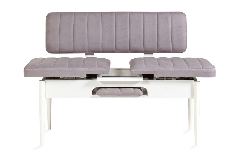 Shundrea Benk 85 cm - Hvit - Møbler - Stoler & lenestoler - Benk